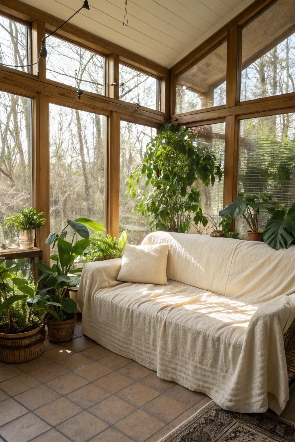 Eco-conscious wraps impart natural pulchritude and sustainability into your abode.