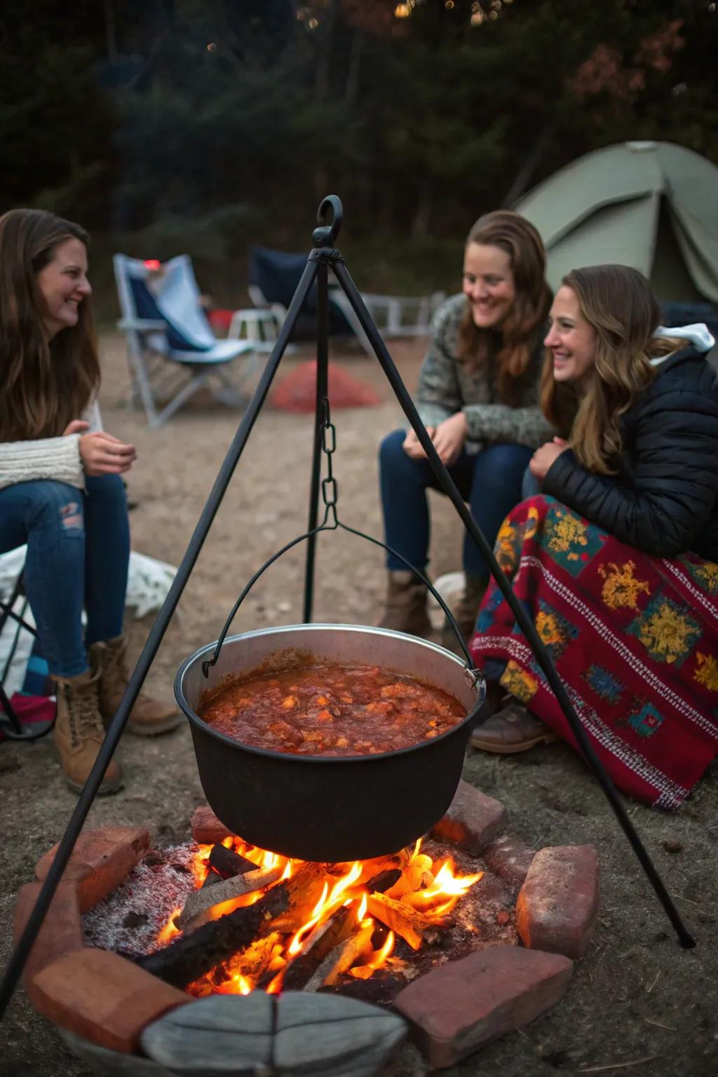 Warm up with a comforting chili gathering.