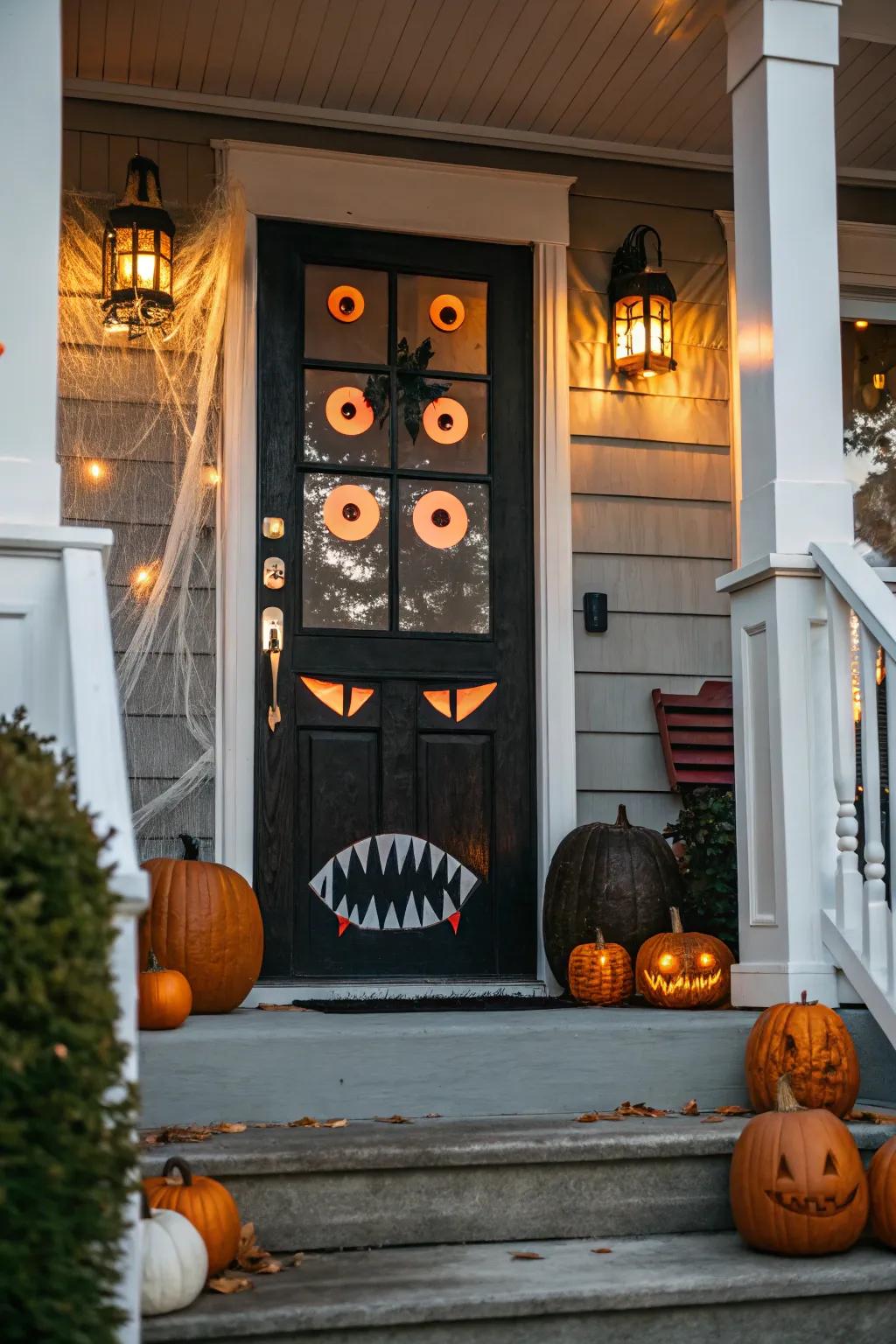 Make a monstrous first impression with door decor.