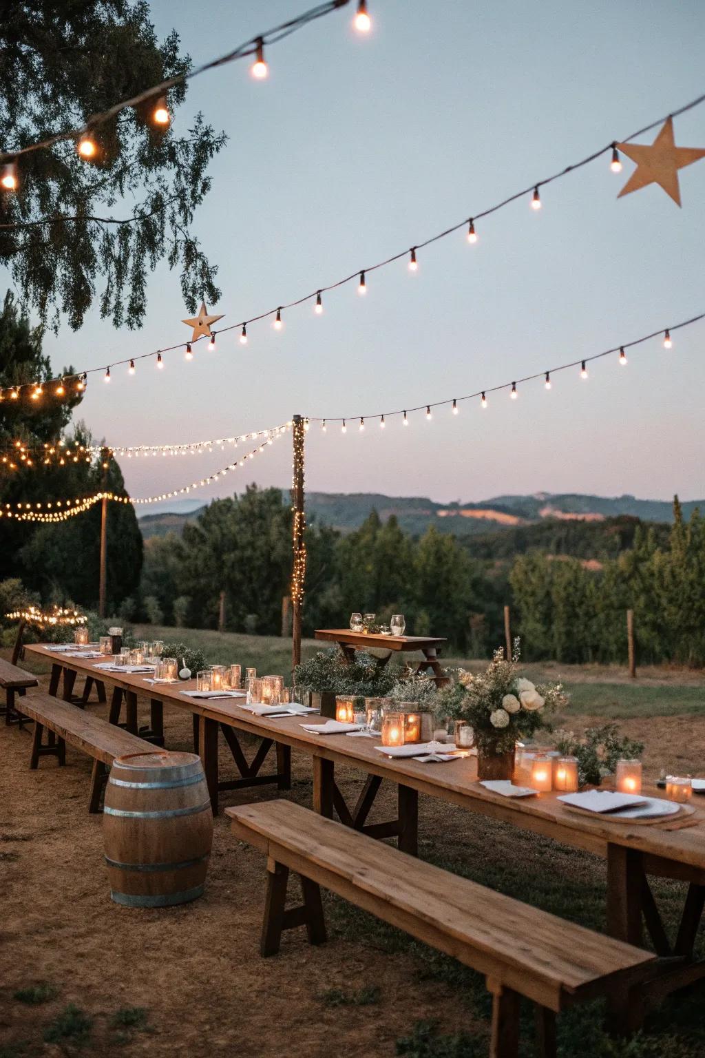 Dine under the stars at a Midsummer Night's Feast.