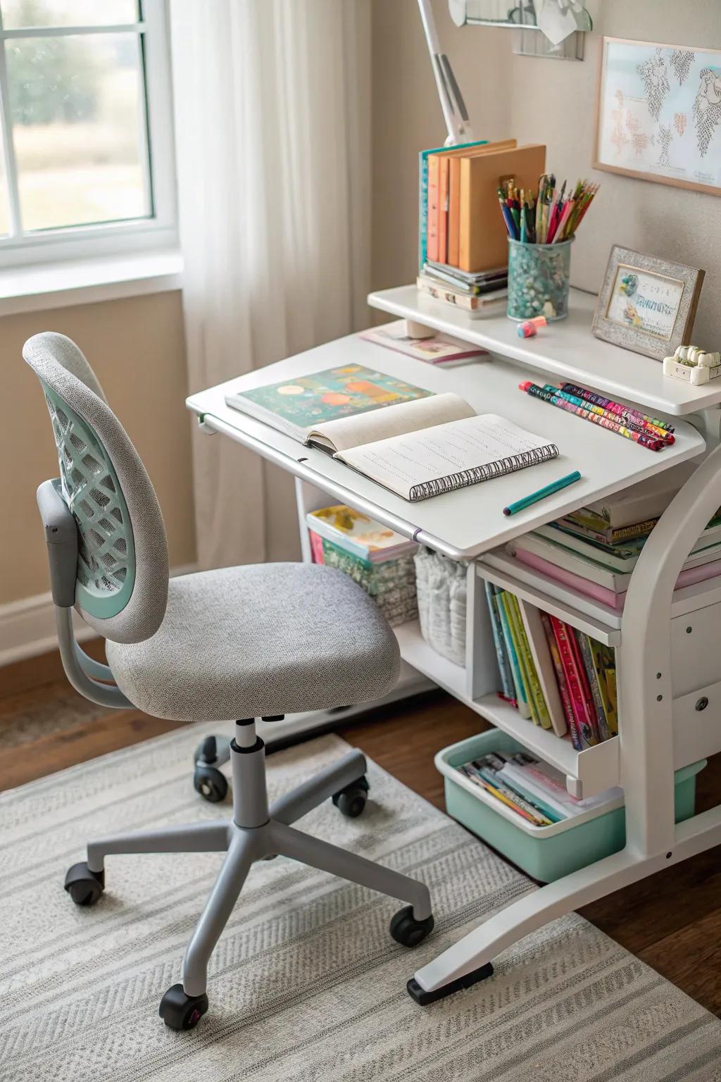 Blending comfort and ergonomics in one streamlined seat.