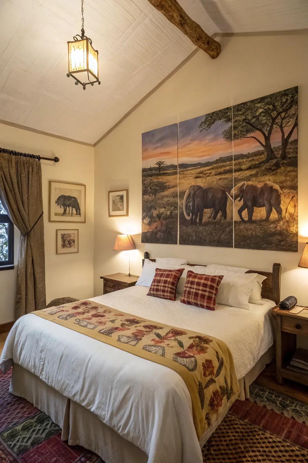 Safari artworks capture the spirit of adventure and exploration.